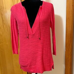 LOFT Rich Red Knit Top